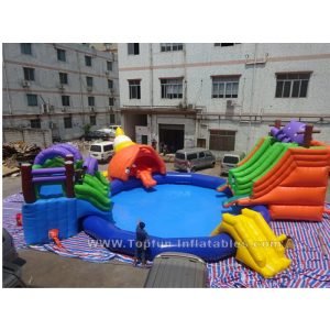 giant inflatable water park