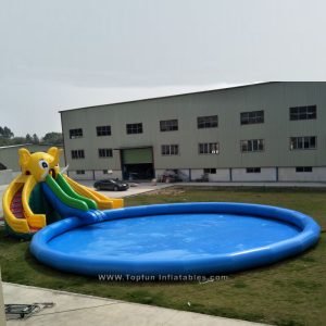 giant inflatable water park