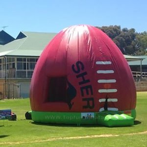 rugby bouncy castle