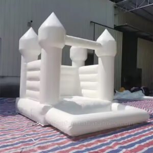 white bouncy castle